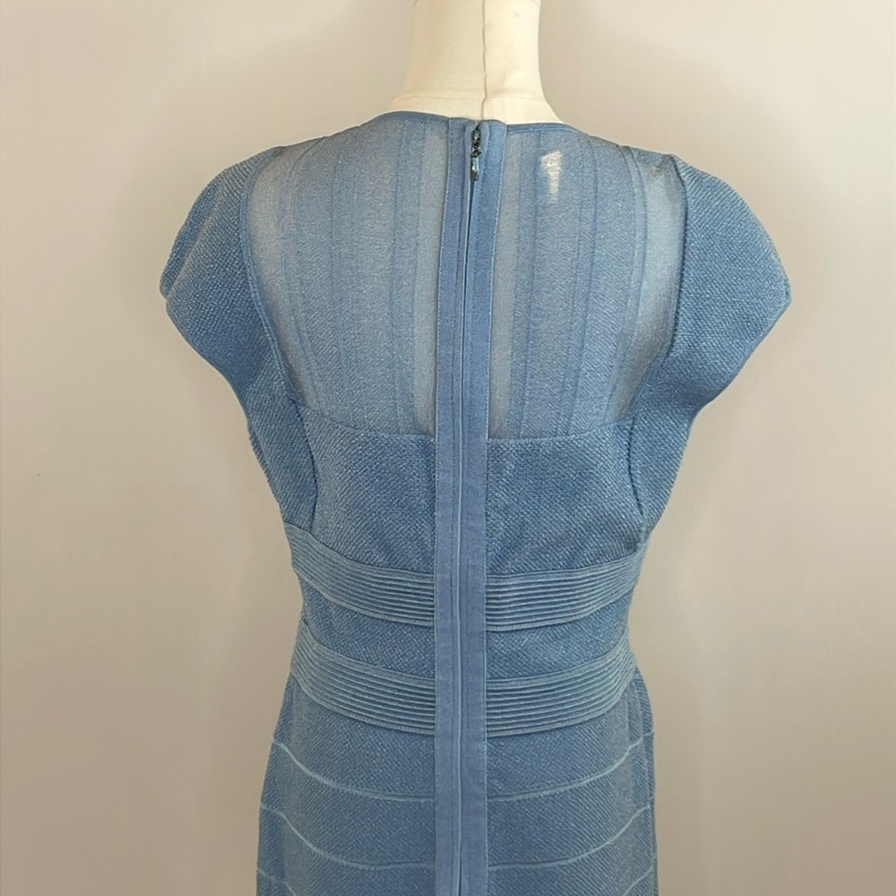 Herve Ledger, Sheer Bustier Gown Size L - Picture 3 of 12